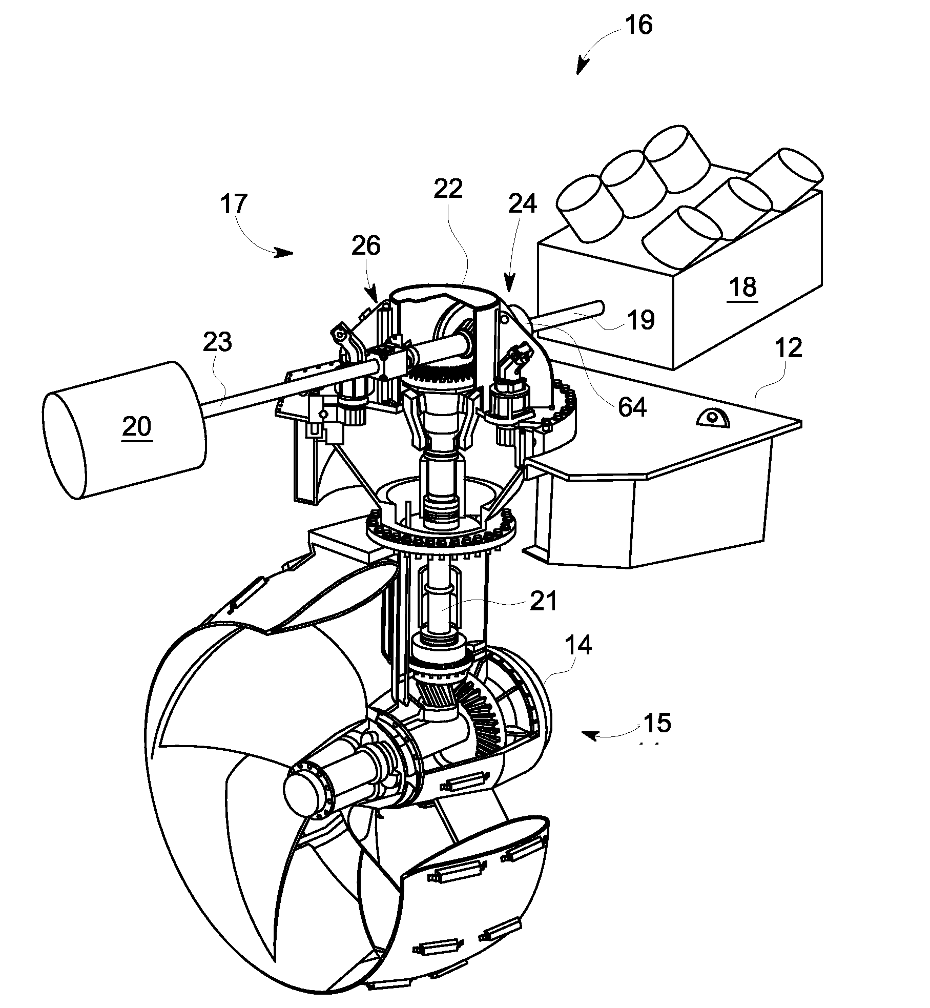 Hybrid power and propulsion system