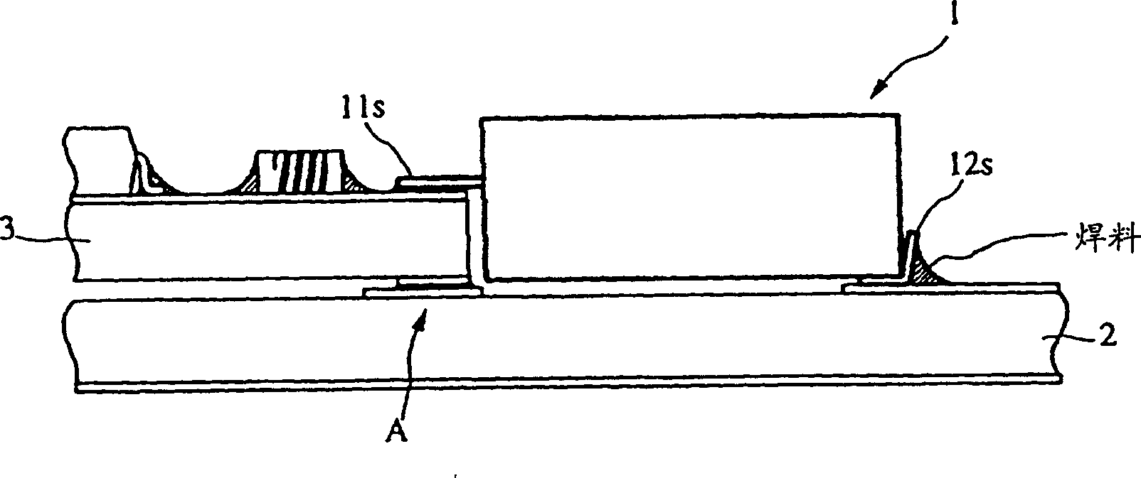 Nonreciprocal circuit device and its mounting structure