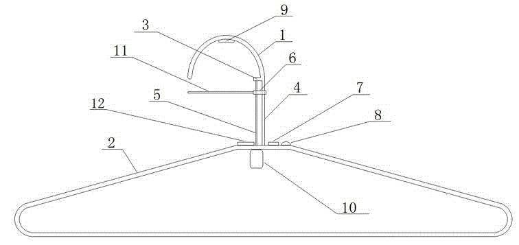 Filtering detection type smart clothes rack