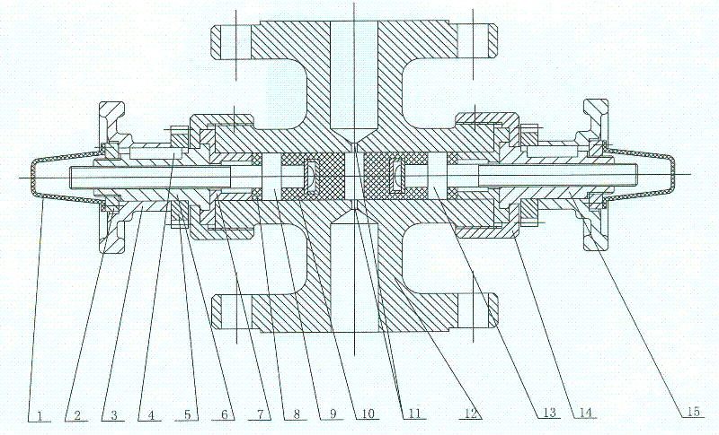 Bilateral sealing stop valve