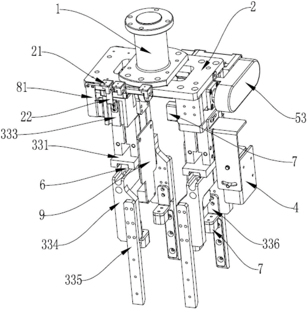 Automatic-adjustment robot clamp