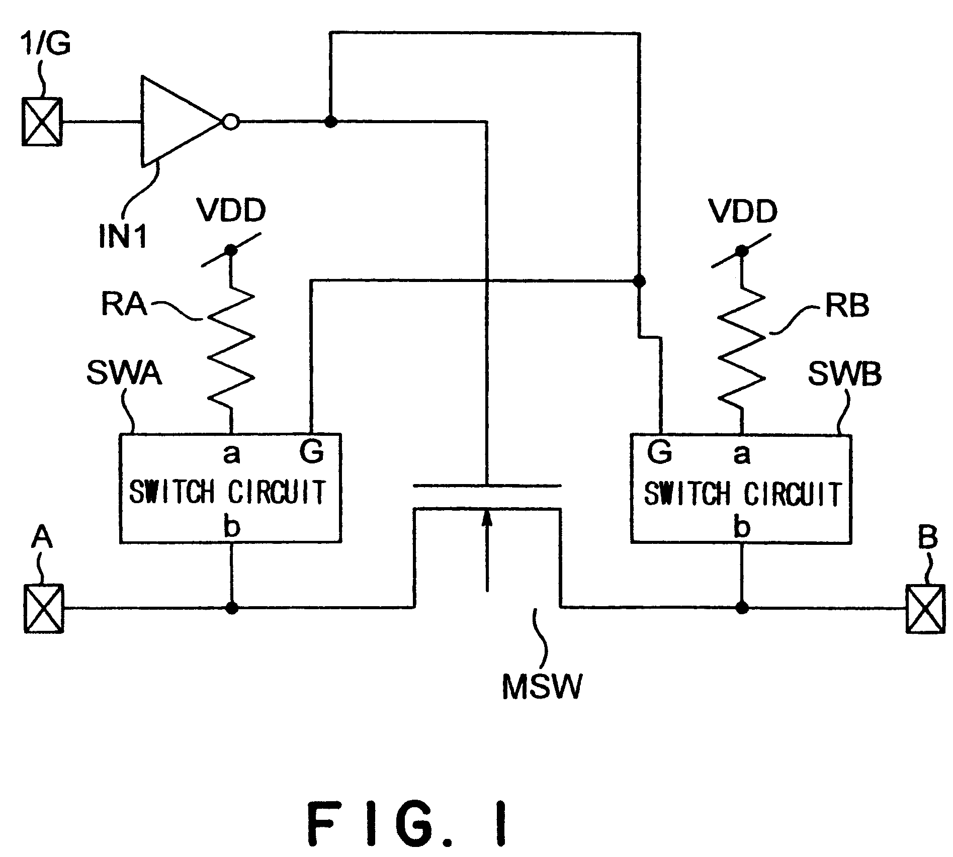 Bus switch circuit and interactive level shifter