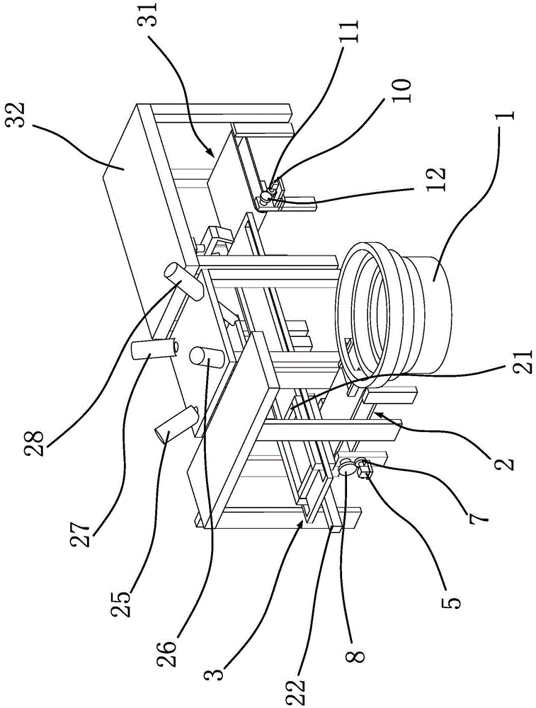 Machining equipment for 360-degree LED energy-saving lamp