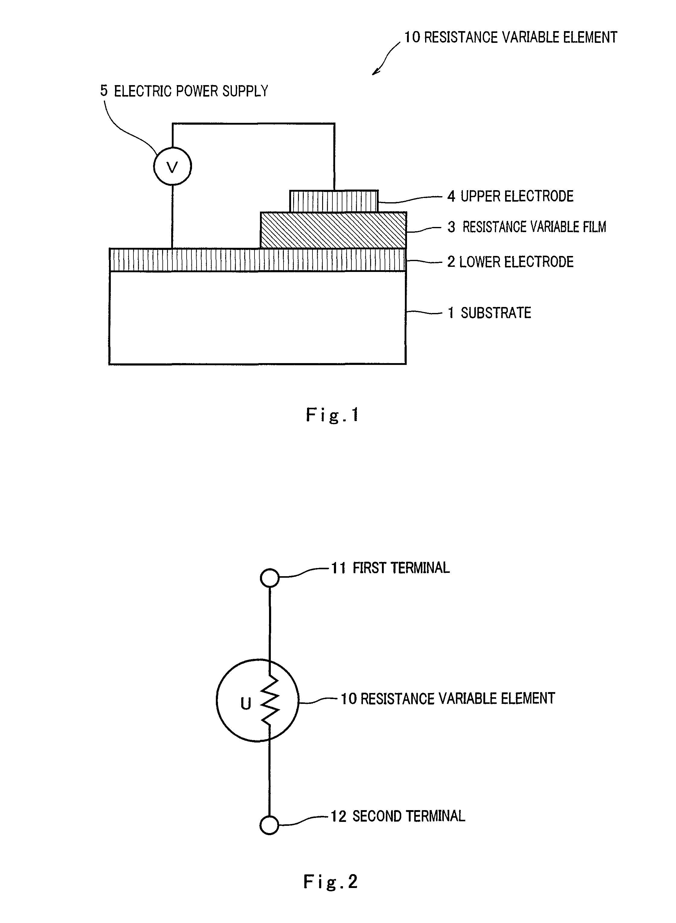 Resistance variable element, nonvolatile switching element, and resistance variable memory apparatus