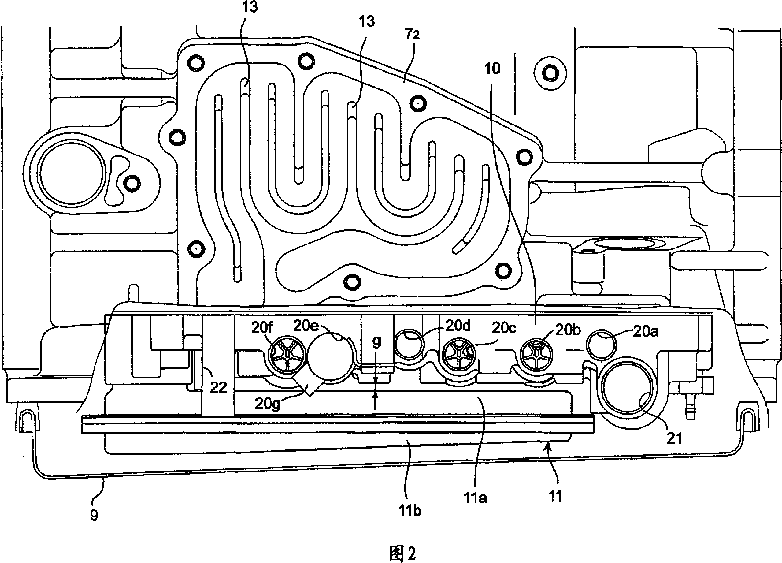 Hydraulic circuit device and hybrid drive system using that hydraulic circuit device