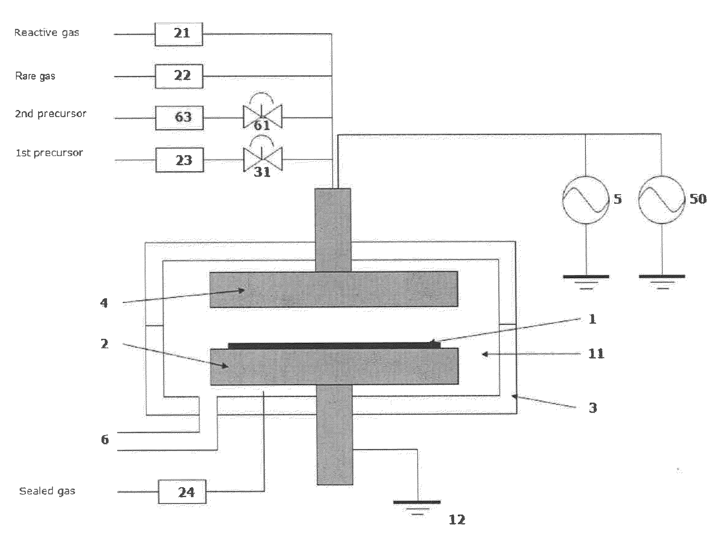 Method for Forming Si-Containing Film Using Two Precursors by ALD