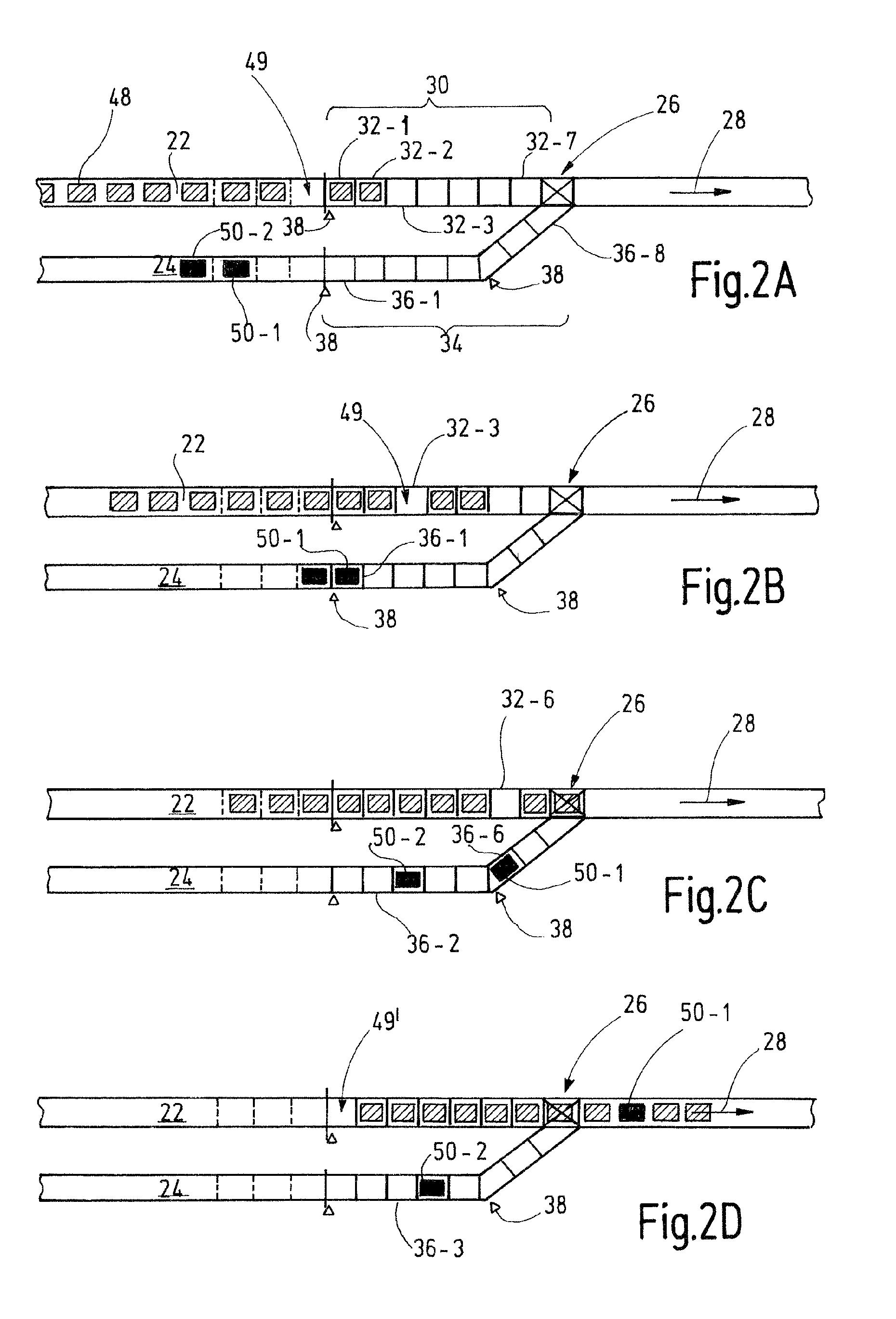 Material-flow control for collision avoidance in a conveyor system