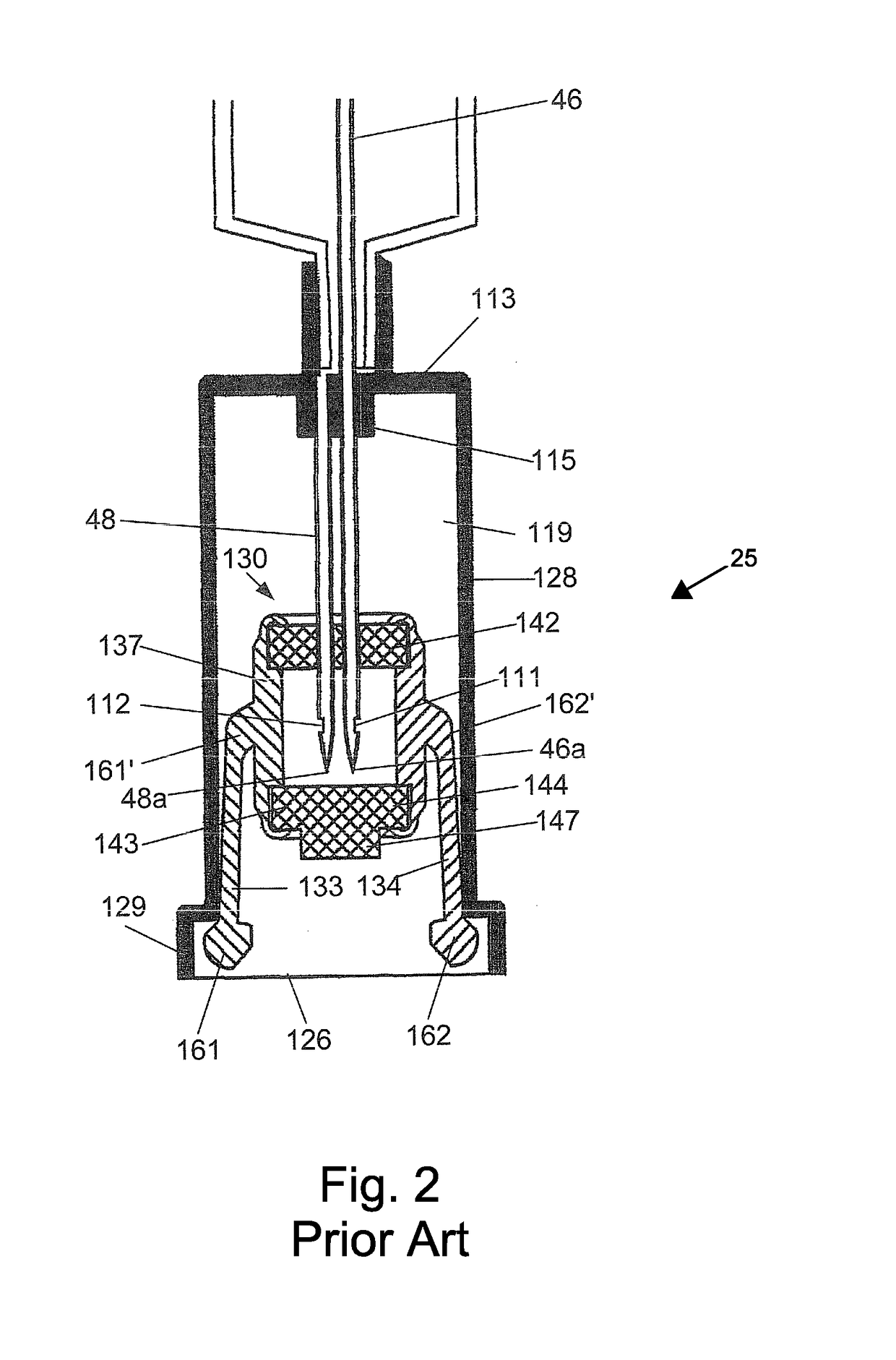 Connector section