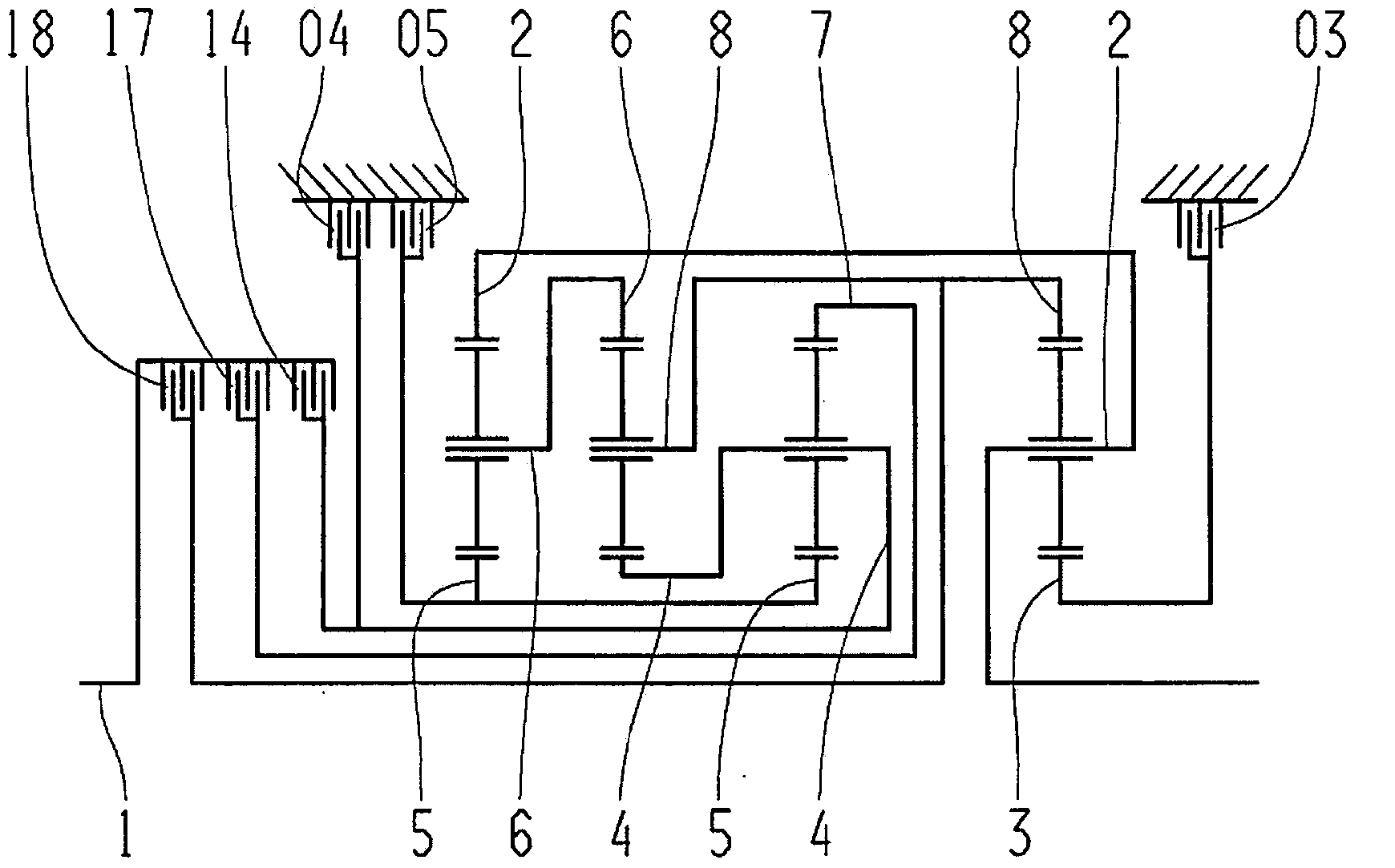 Multi-ratio transmission