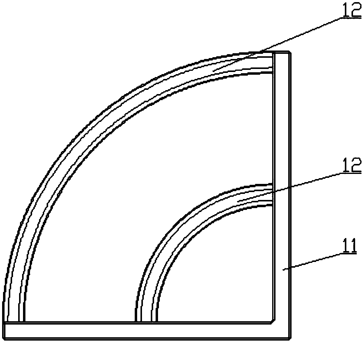 Corner laser device and fastener positioning device thereof