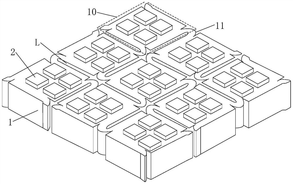 A kind of stretchable panel and flexible display device