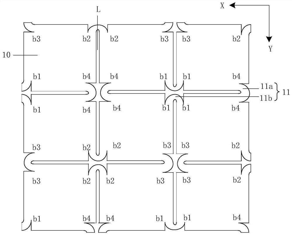 A kind of stretchable panel and flexible display device