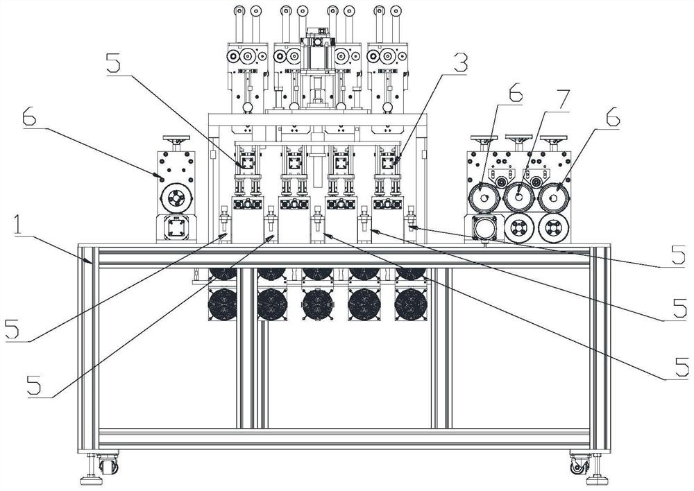 A kind of plane mask production equipment and production method