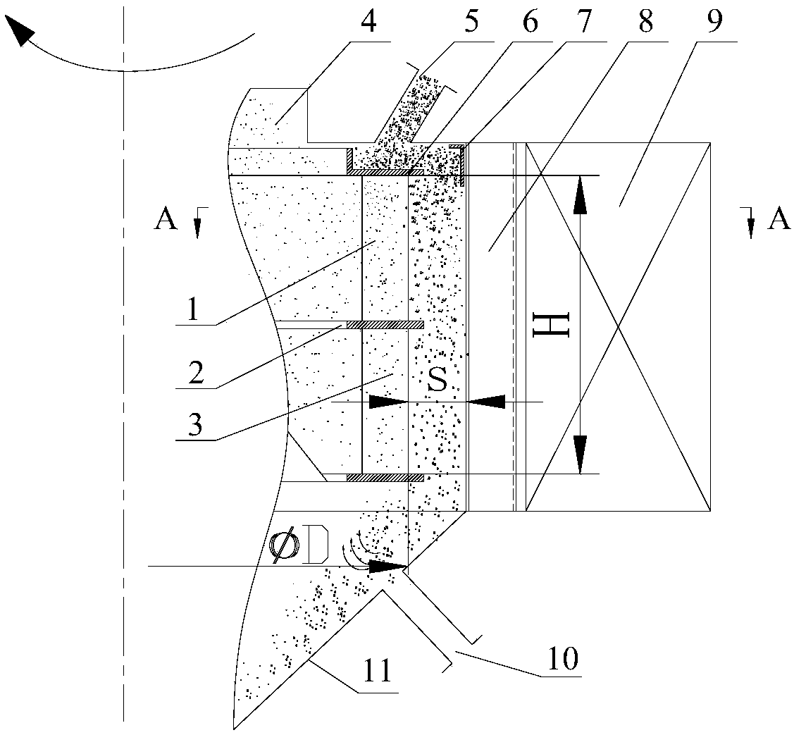 Radial efficient powder selecting machine and design method of powder selecting machine