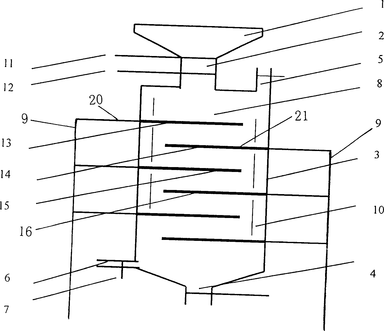 Reaction unit and process of continuous preparation of carbon nano-tube