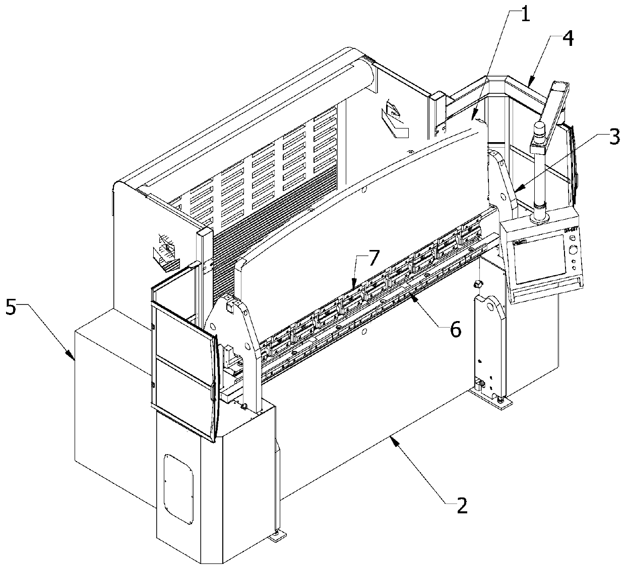 Flexible bending machine based on servo drive