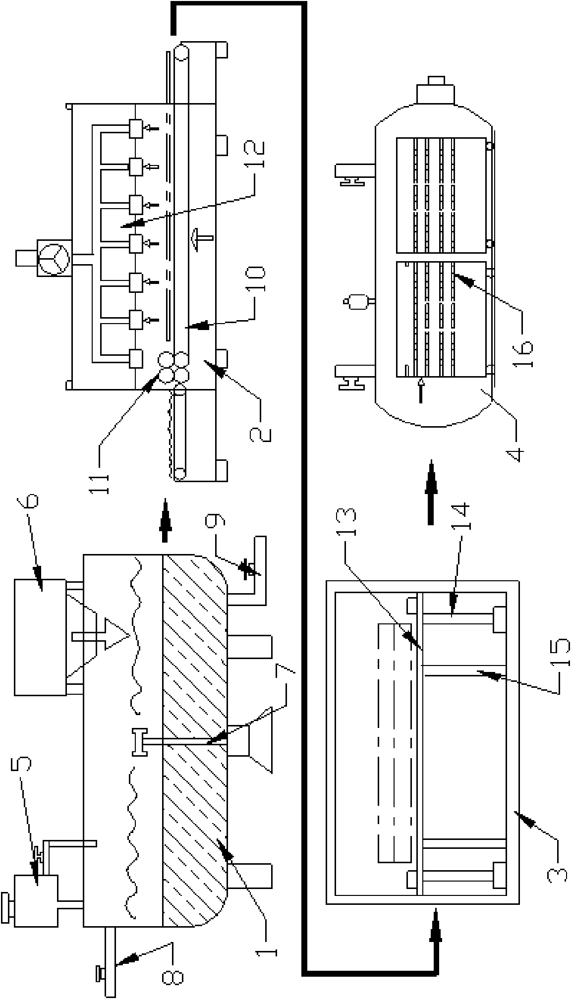 Method and device for producing plant fiber straw mattress substrate