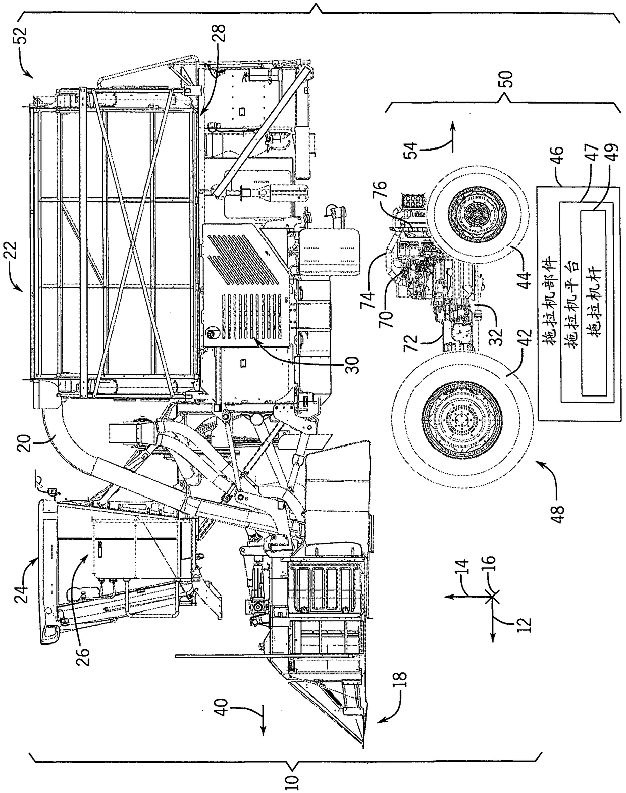 Agricultural harvester transmission systems and methods