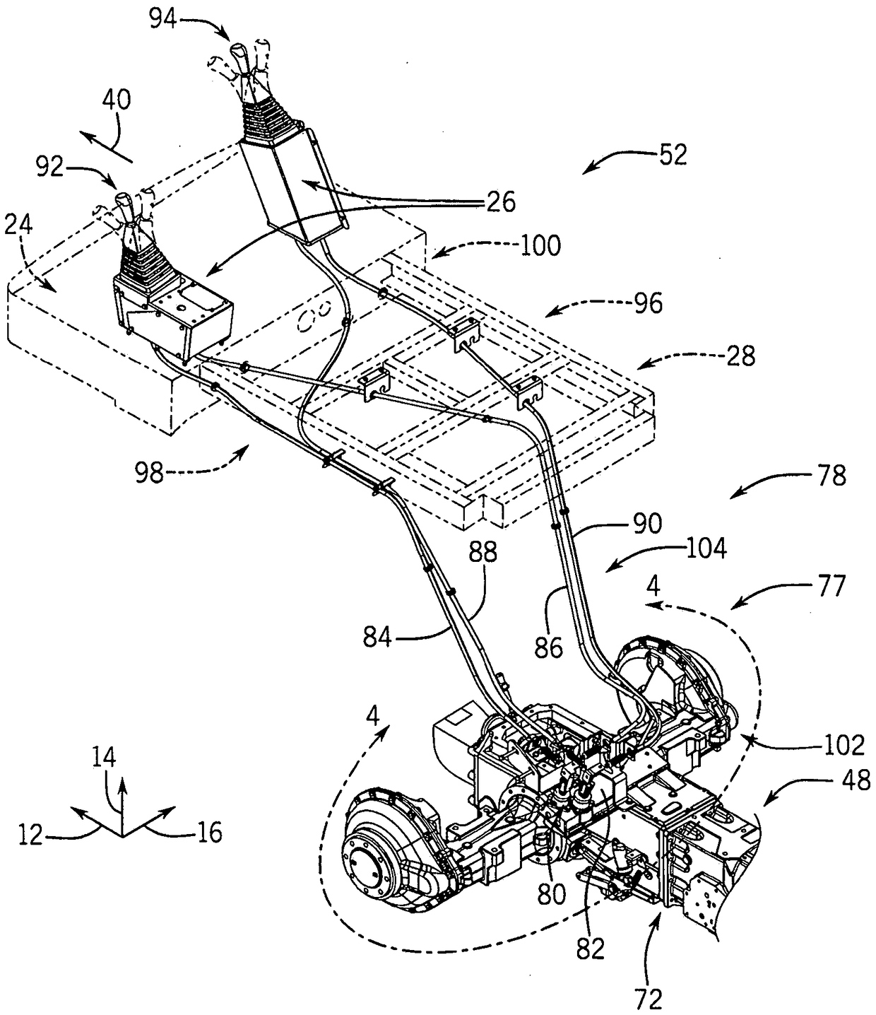 Agricultural harvester transmission systems and methods