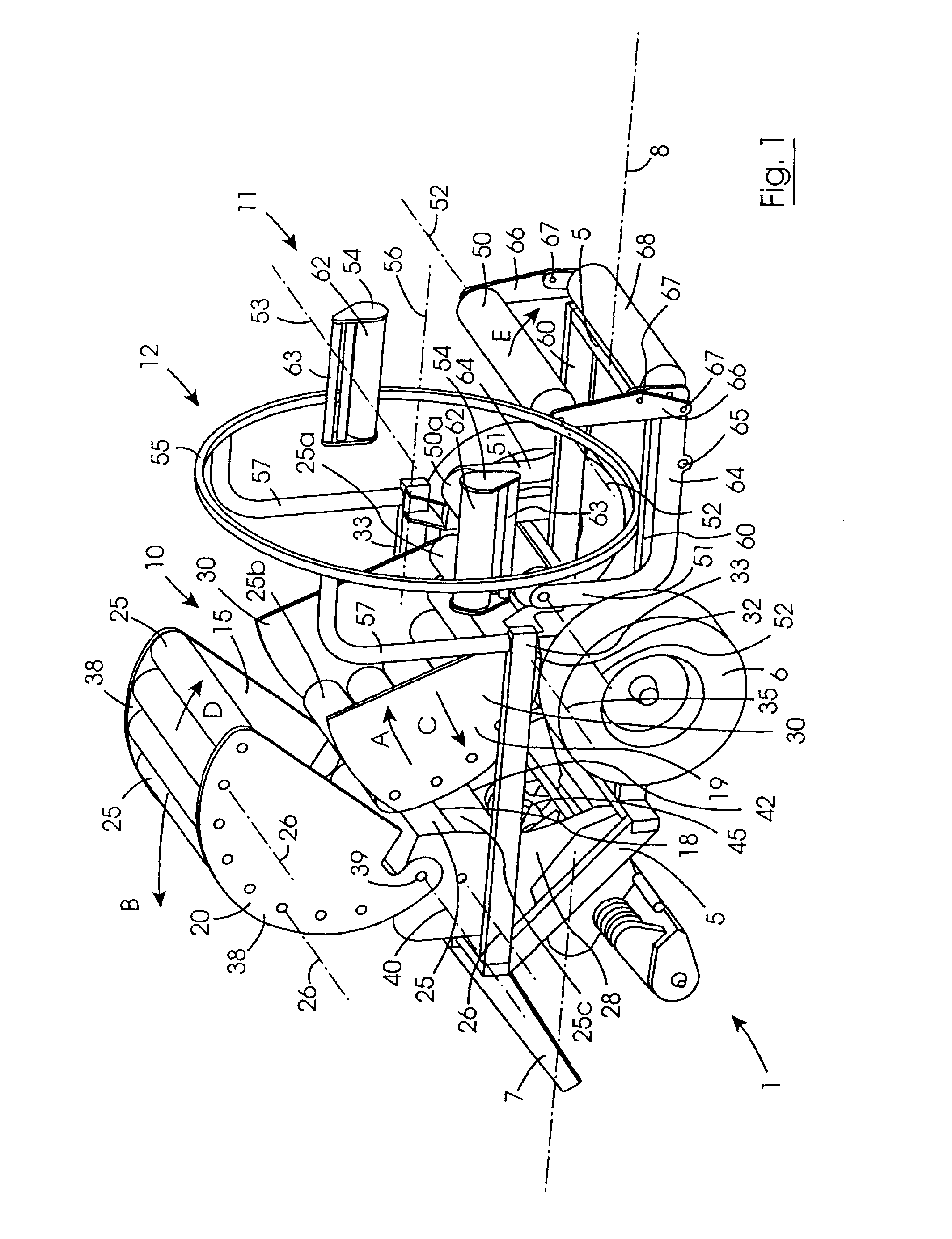 Combined baler/bale wrapper