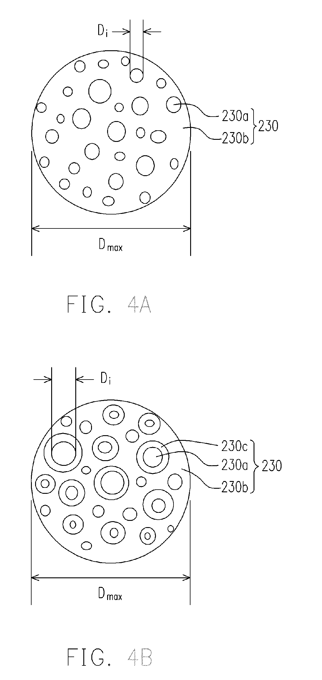 Light-emitting diode package structure, cold cathode flourescent lamp and photoluminescent material thereof