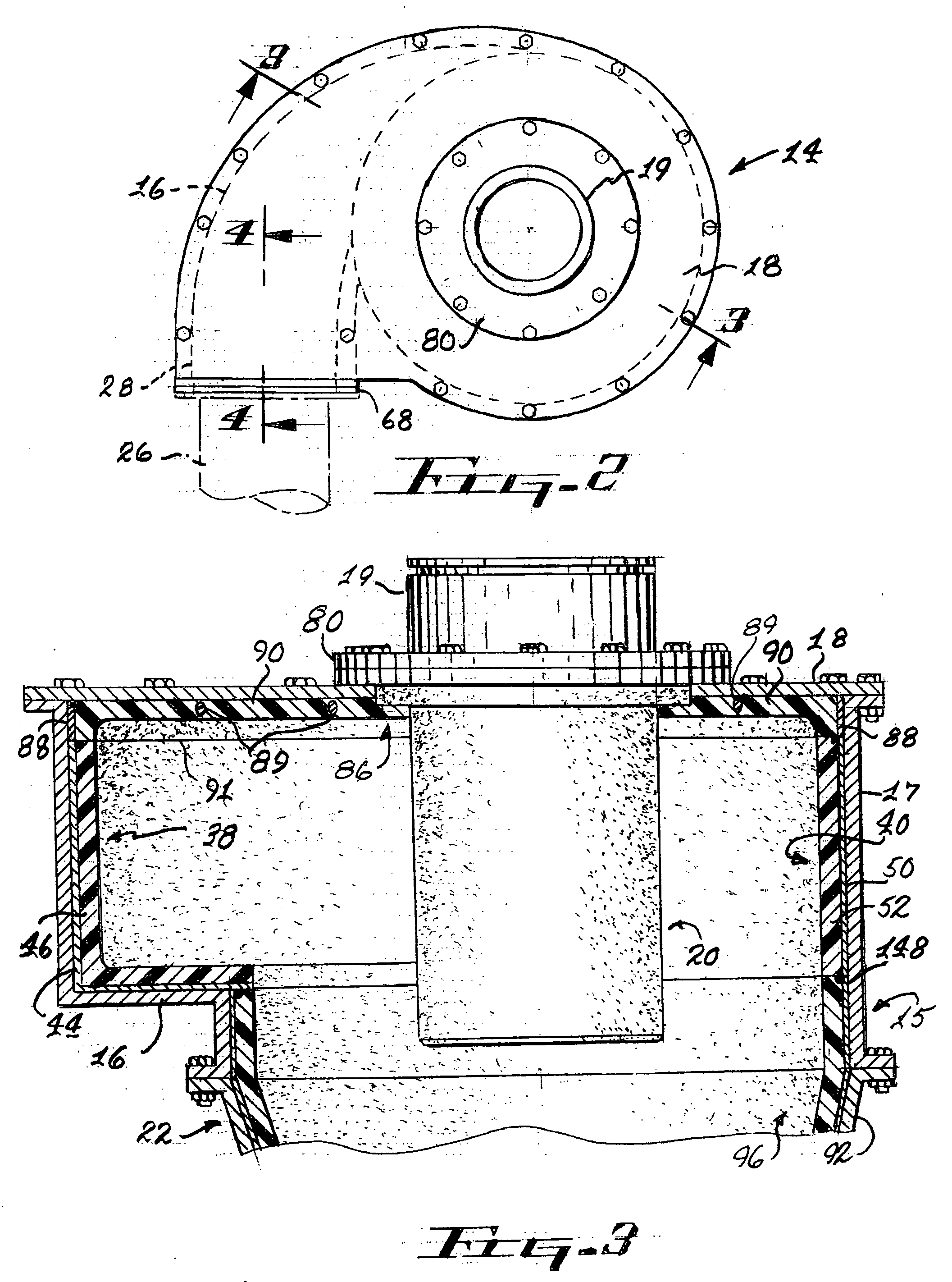 Cyclone with in-situ replaceable liner system and method for accomplishing same