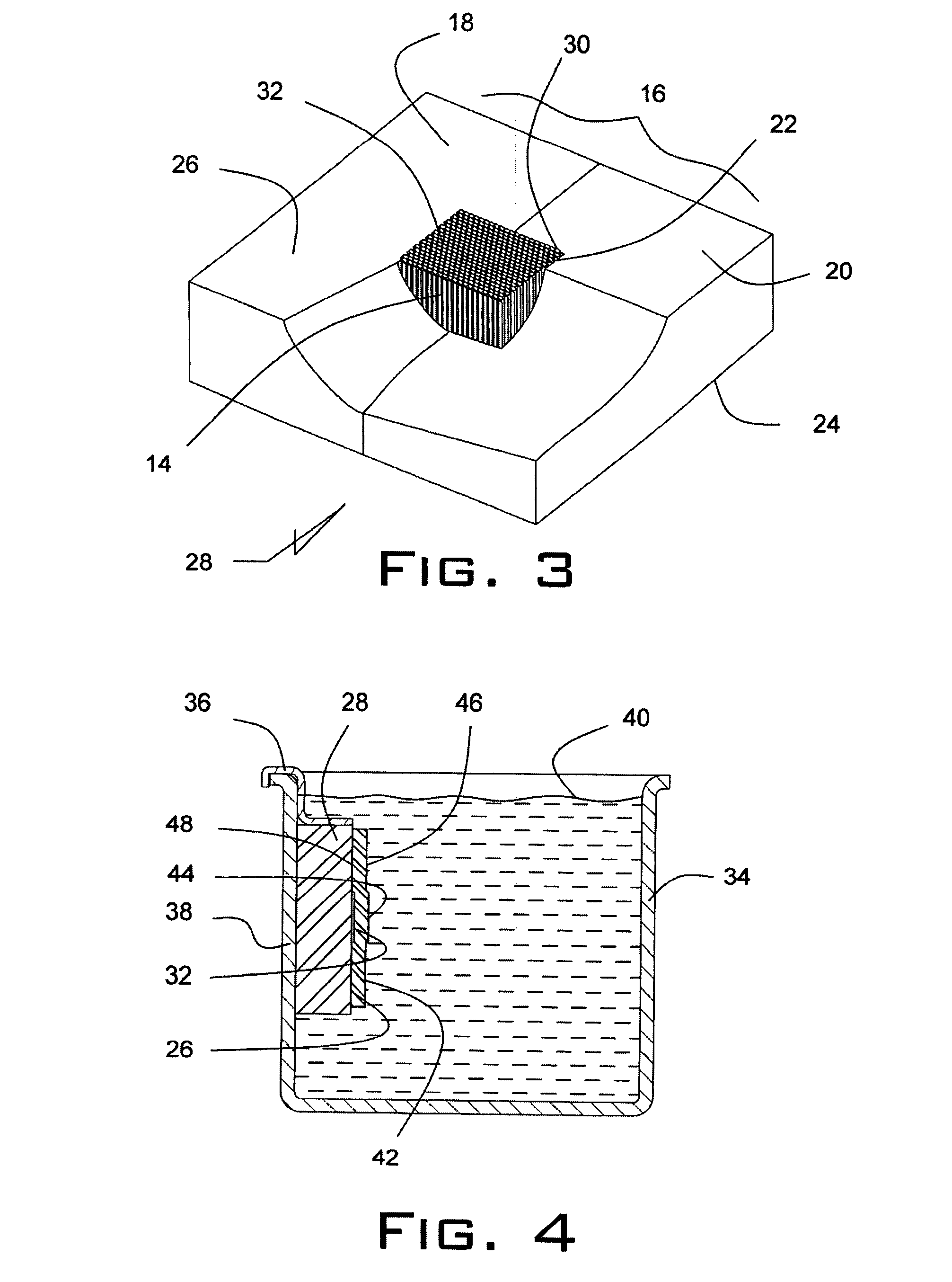 Method of rapid insert backing