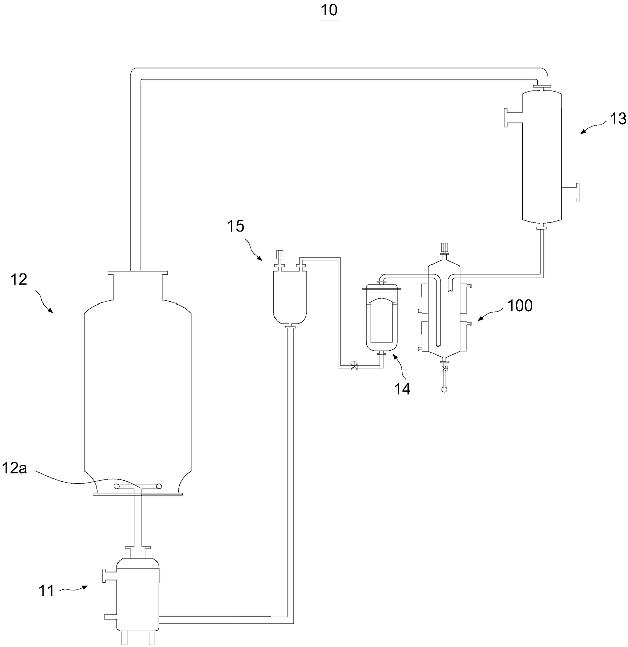 Volatile oil crystal extraction system and essential oil production assembly line