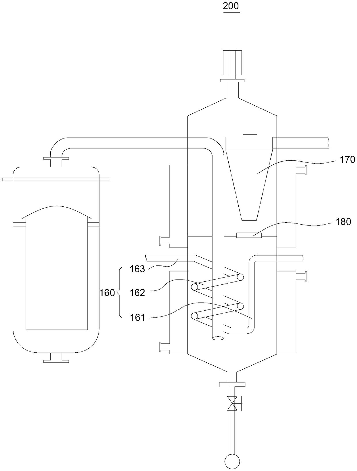 Volatile oil crystal extraction system and essential oil production assembly line