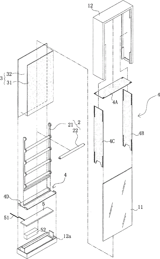 Light source recycling and generating device of advertising light box