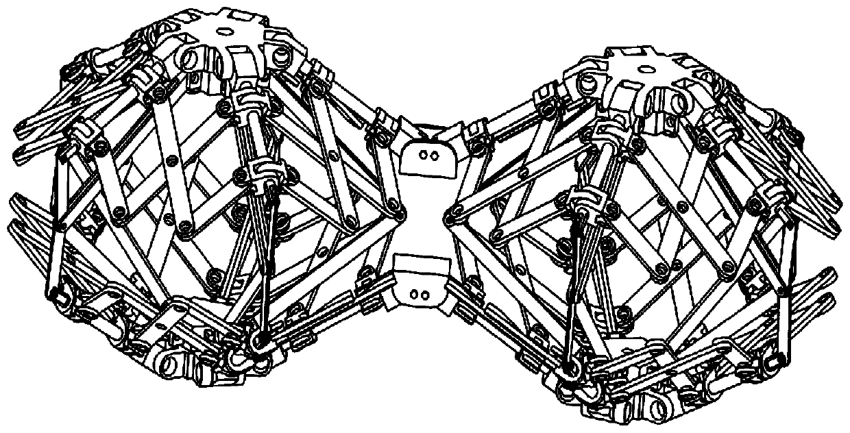 A double-layer deployable antenna mechanism driven by torsion spring based on scissor mechanism