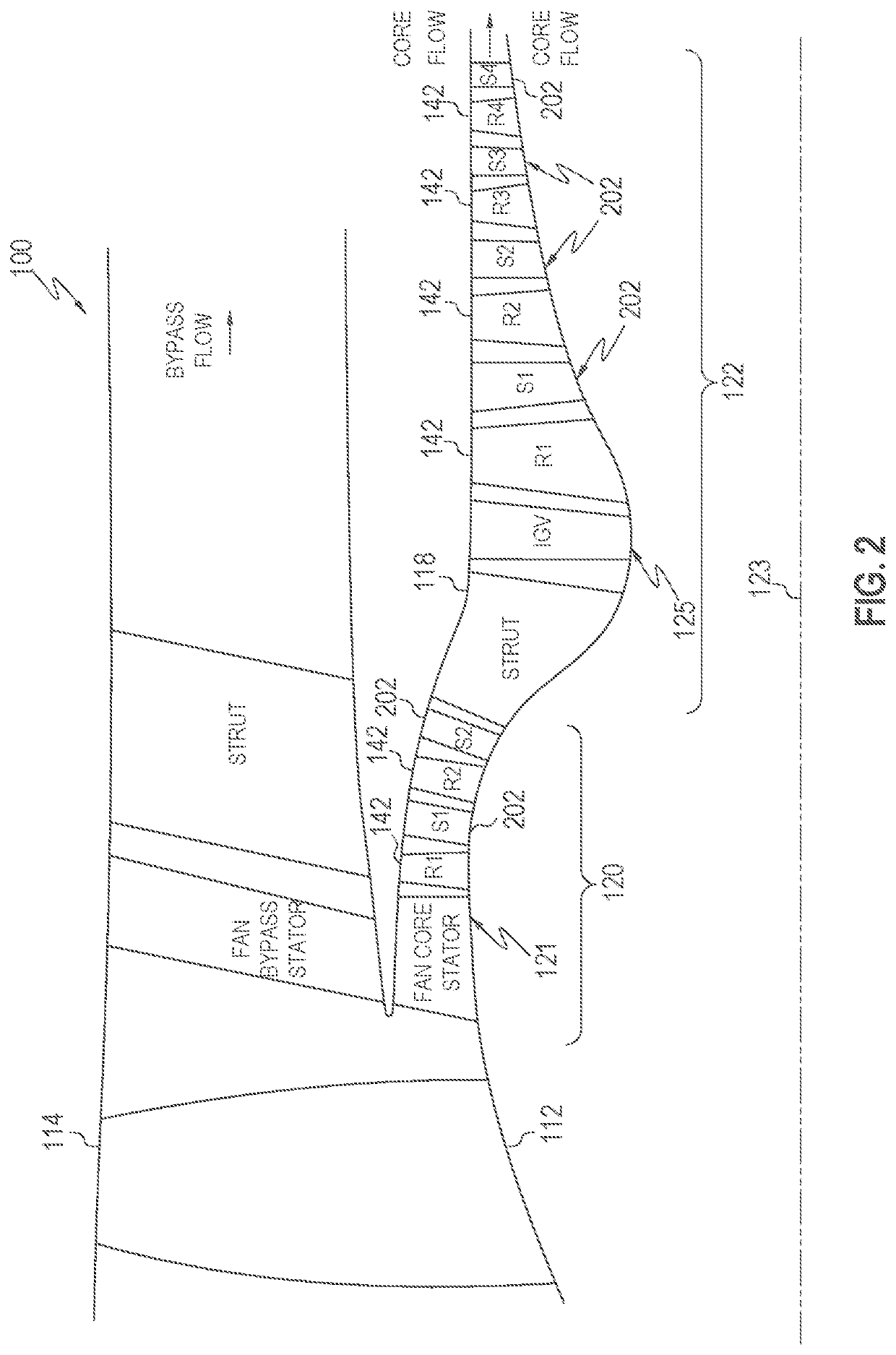 System and method for air injection passageway integration and optimization in turbomachinery