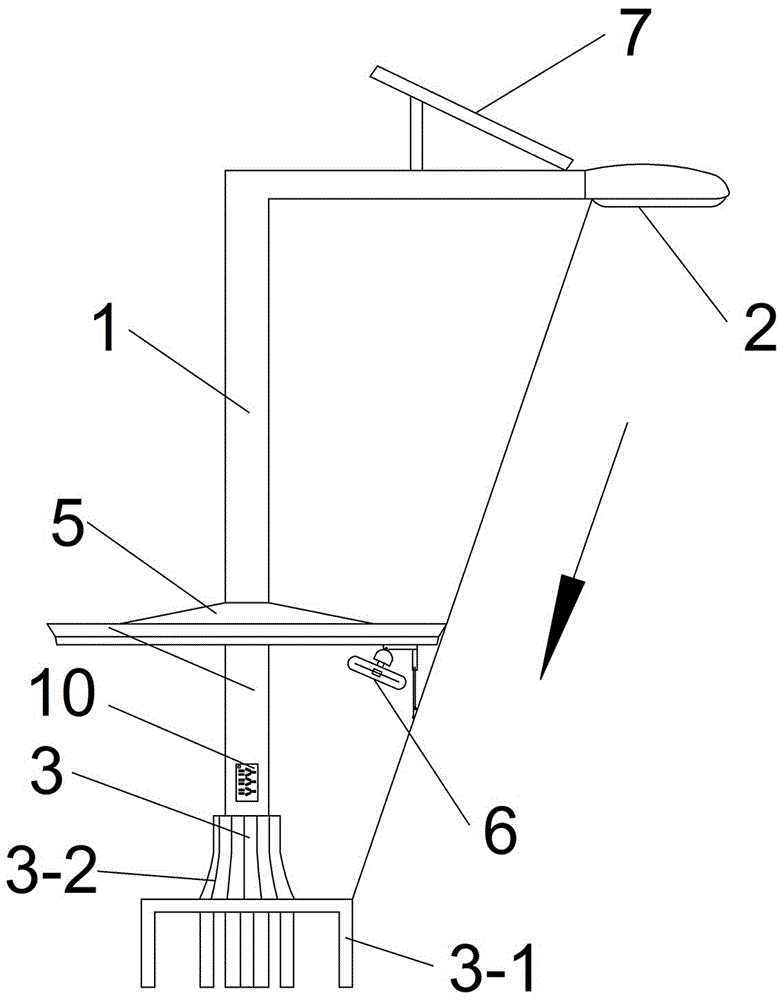 Photovoltaic traffic illumination device