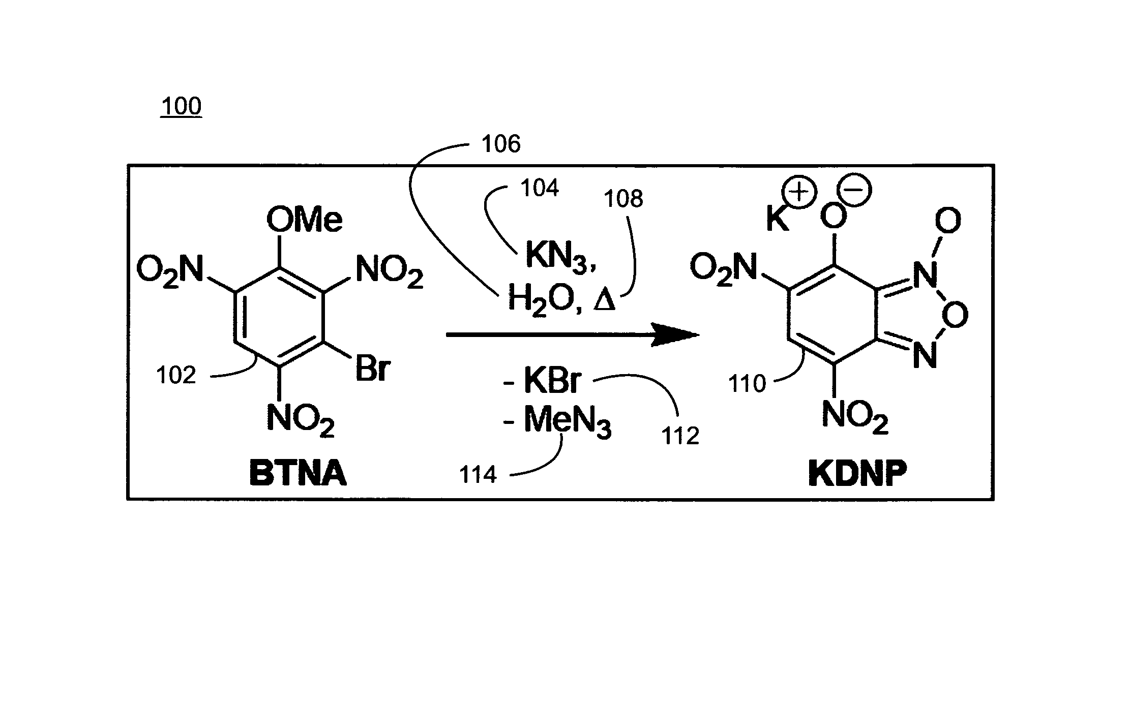 Single reaction vessel process for synthesis of salts of DNP