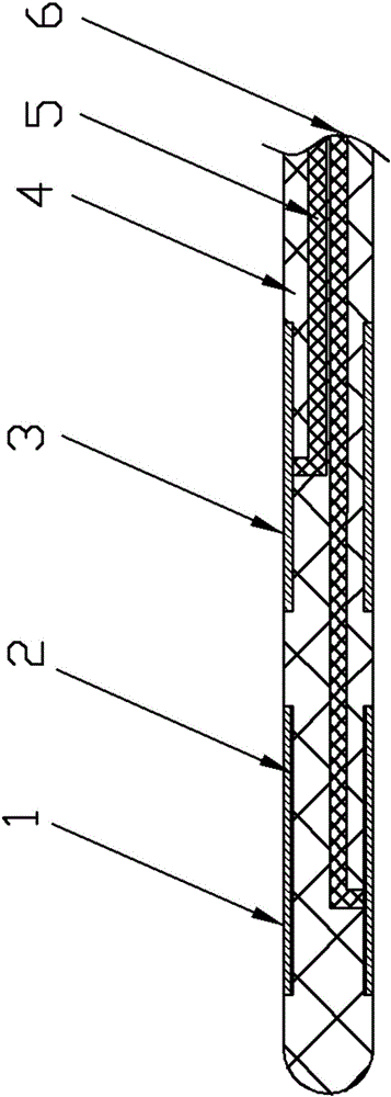 Radiofrequency ablation bipolar catheter and treatment device with same