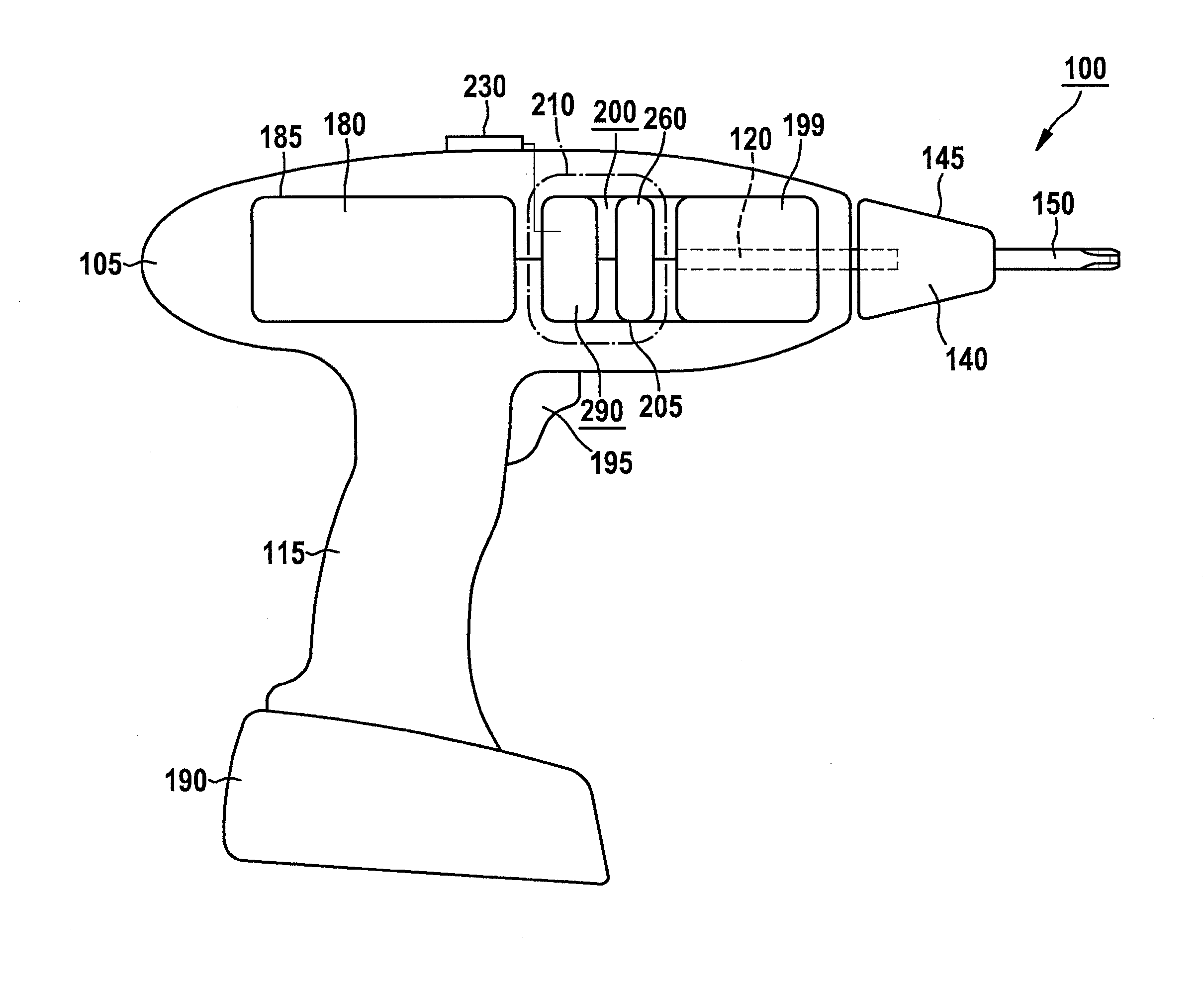 Handheld power tool having a reduction gear unit