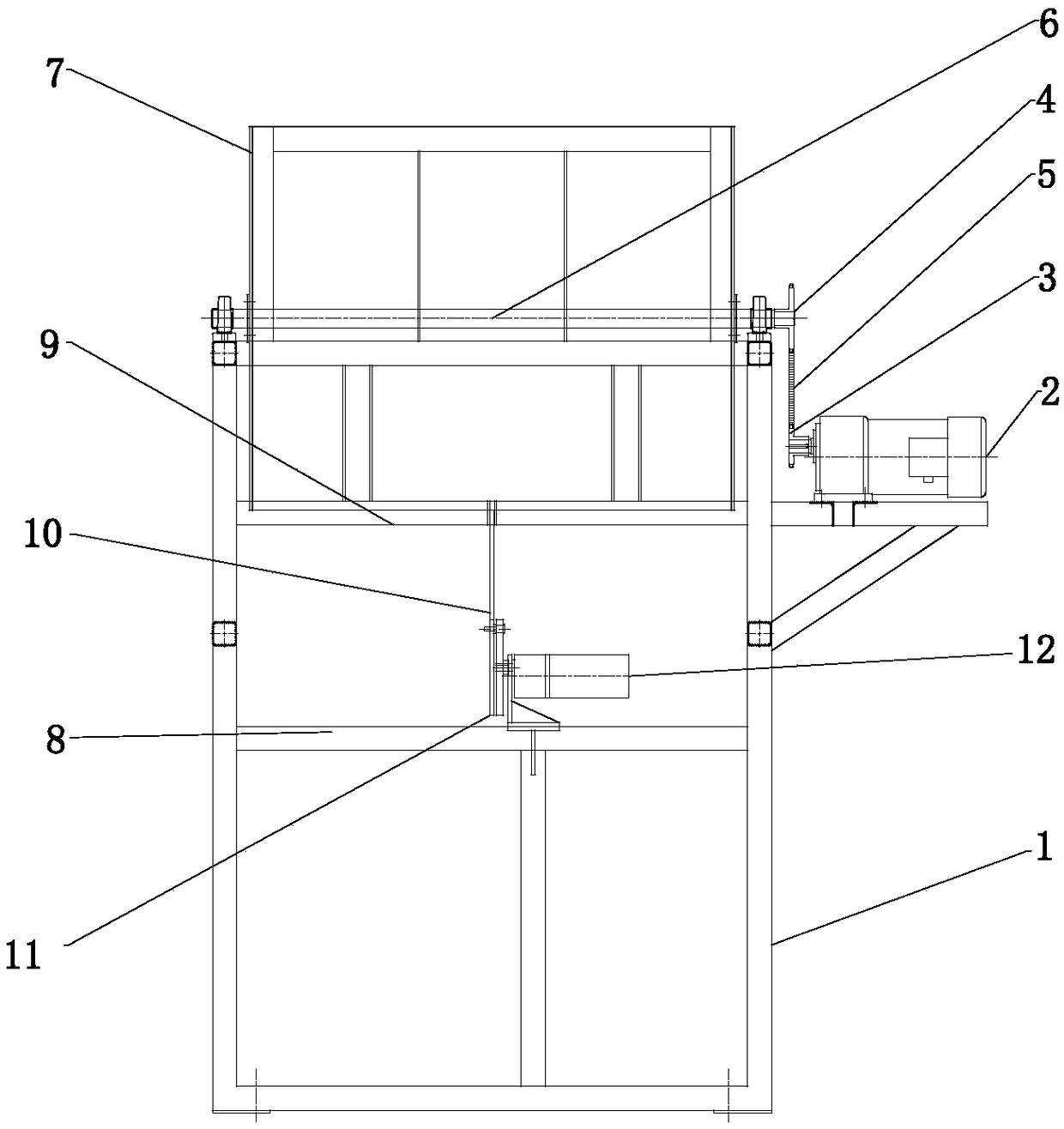 Tipping machine for curl-shaped tea