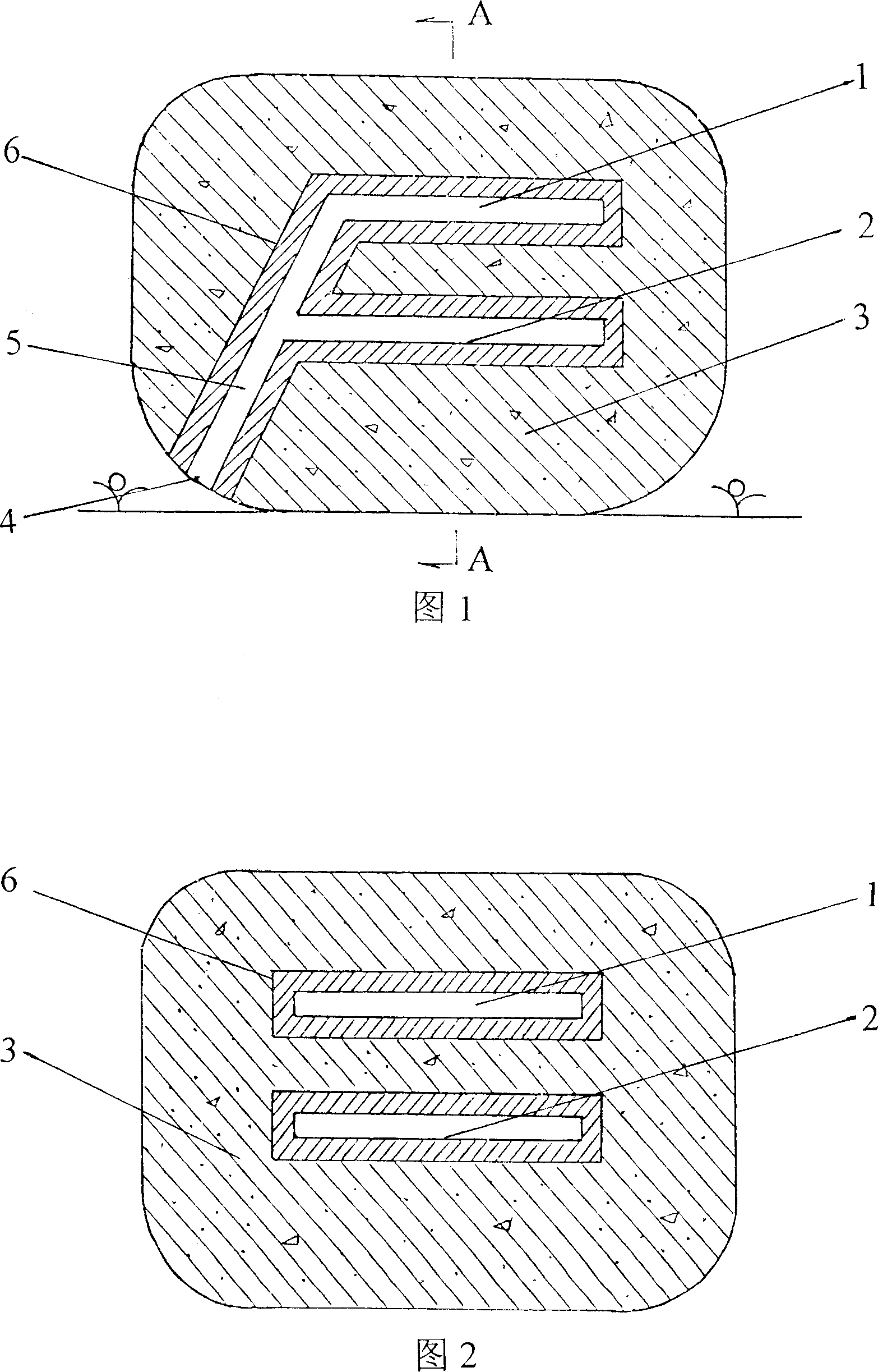 Mosquito-fly-preventing plastic stone gecko hole device