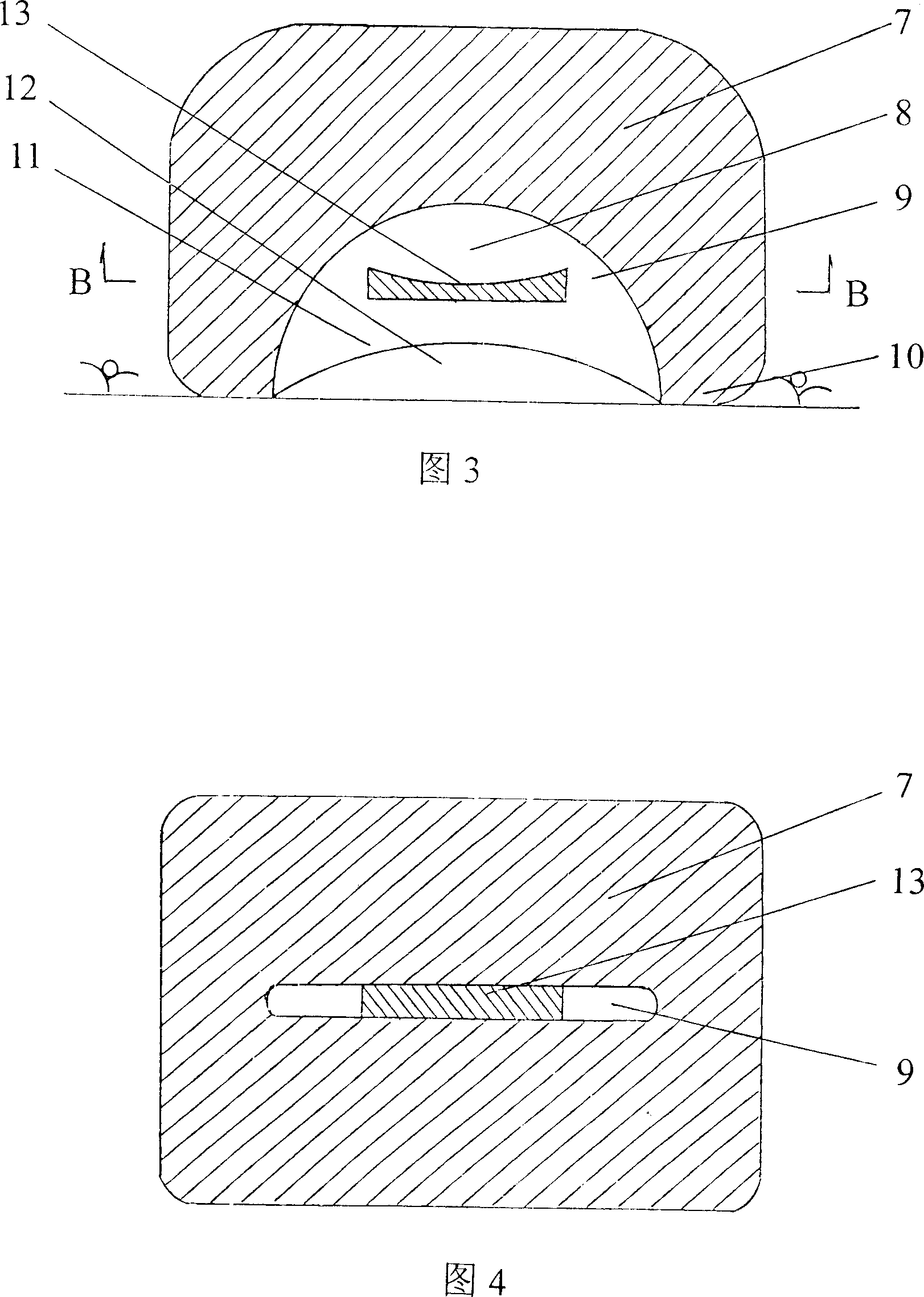 Mosquito-fly-preventing plastic stone gecko hole device