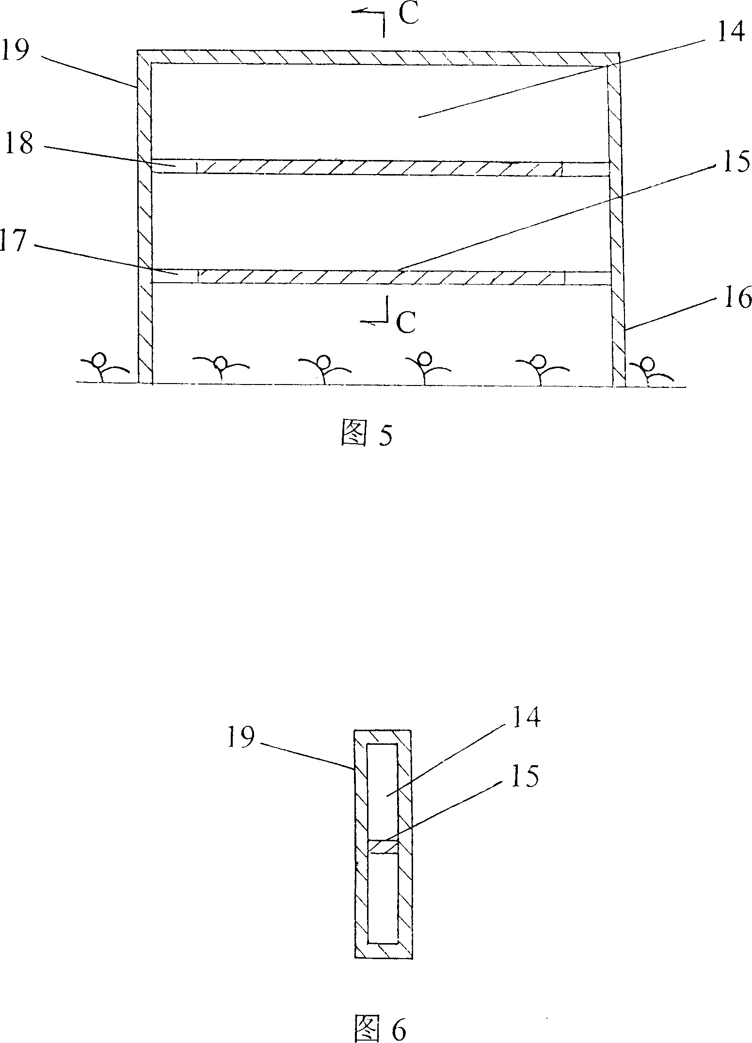 Mosquito-fly-preventing plastic stone gecko hole device