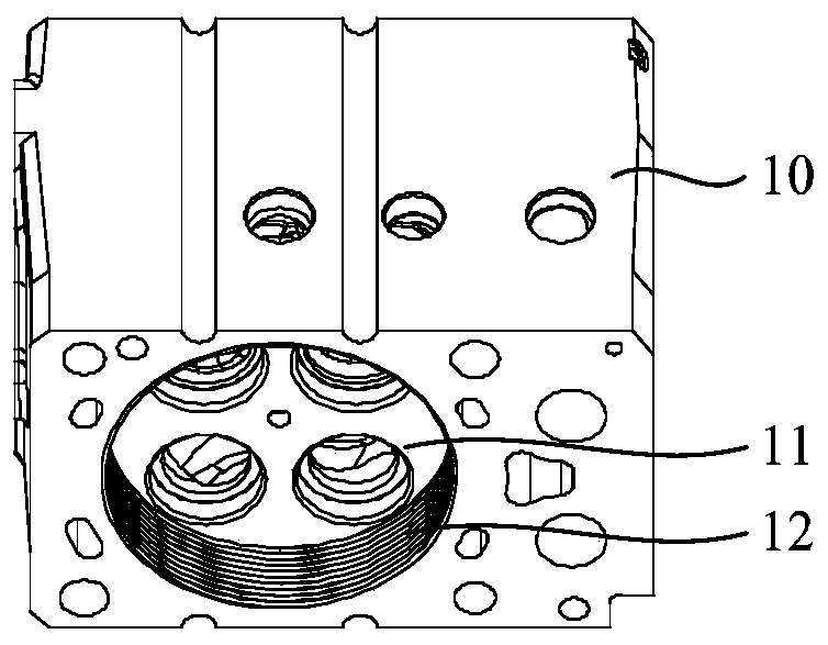 Engine, cylinder sleeve, cylinder cover and sealing structure for cylinder sleeve and cylinder cover