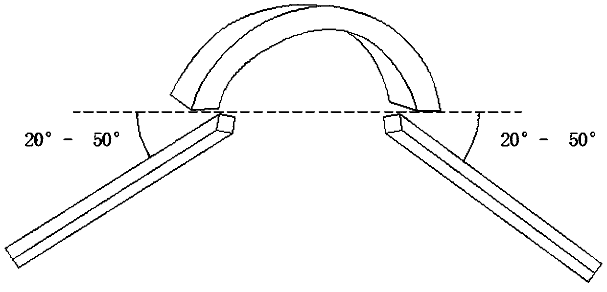 Arrangement of arid region wild-goose-type fish scale pit catchment measure