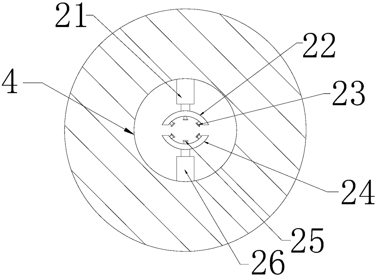 Yarn spraying device for processing graphite tetrafluoride synthetic fiber