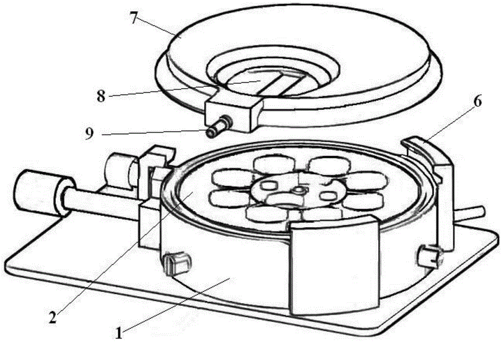 A rotating channel laser ablation pool