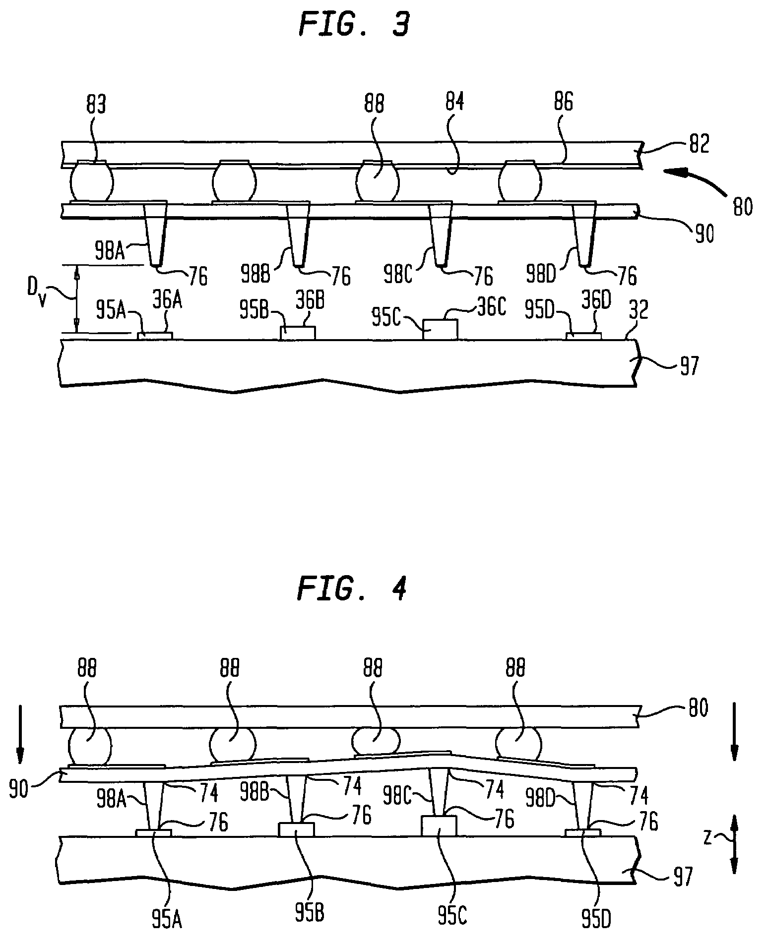 Microelectronic packages and methods therefor