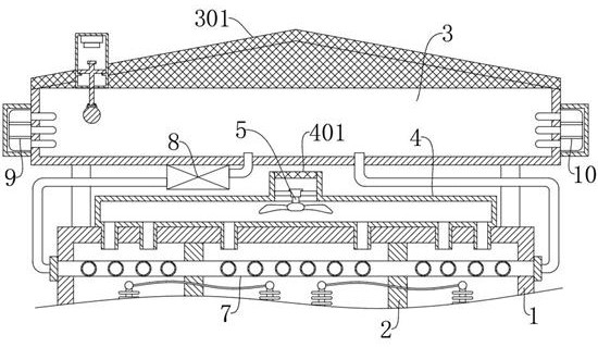 Sub-box combined type transformer