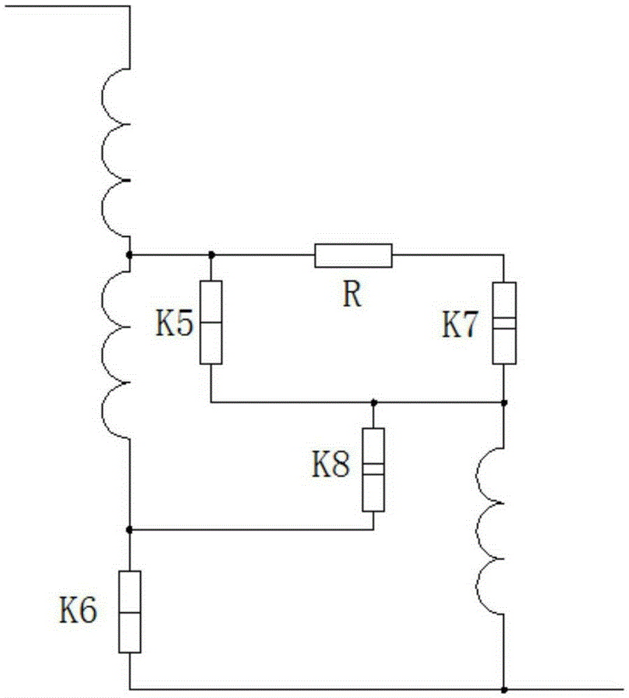 On-load capacity-regulating switch for transformer