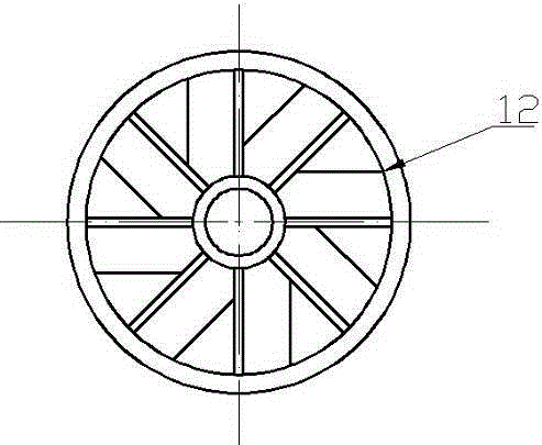 Rotary washing blockage relieving pipe cleaning device