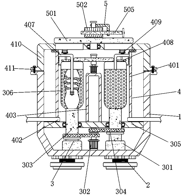 Slow release and solid-liquid separation device for biological fertilizers such as fish protein amino acid liquid fertilizers