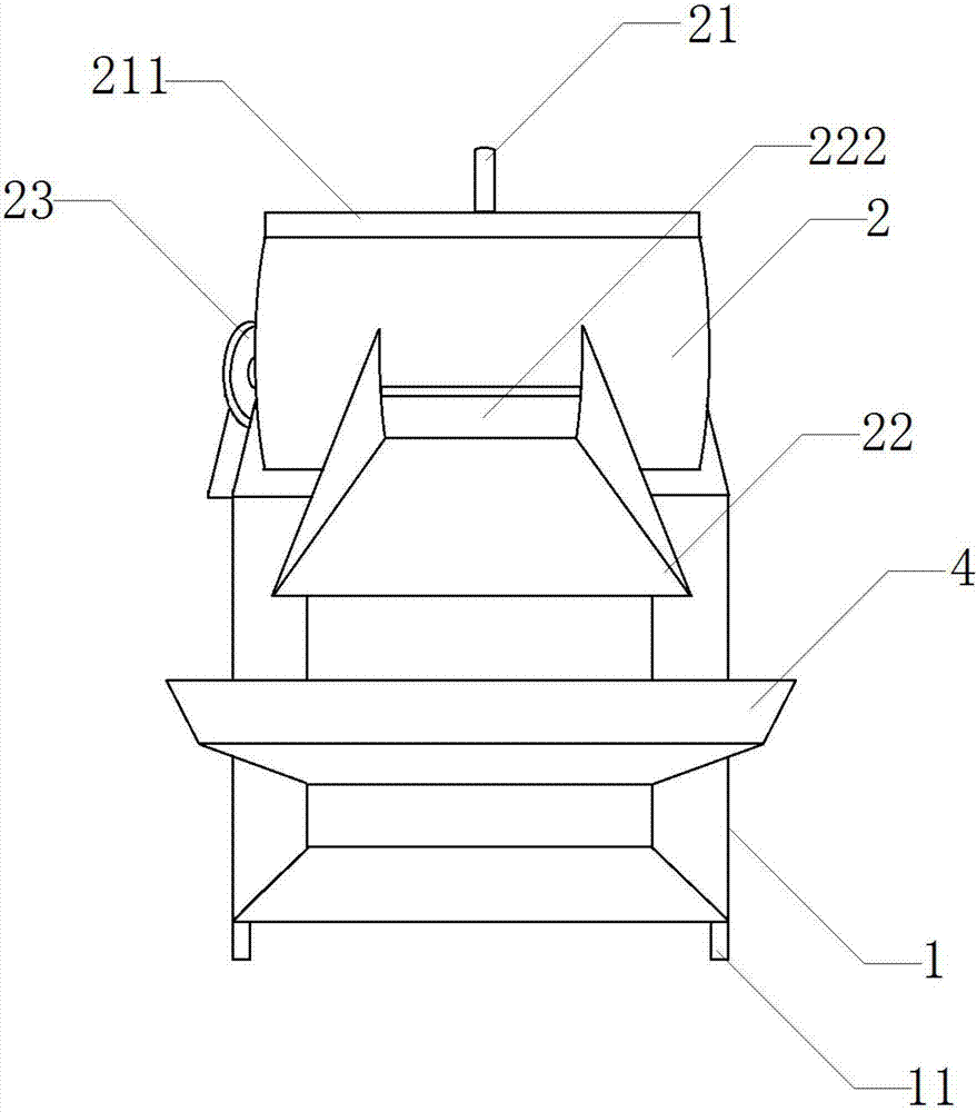 Efficient snake gourd fruit seed cleaning and separating device